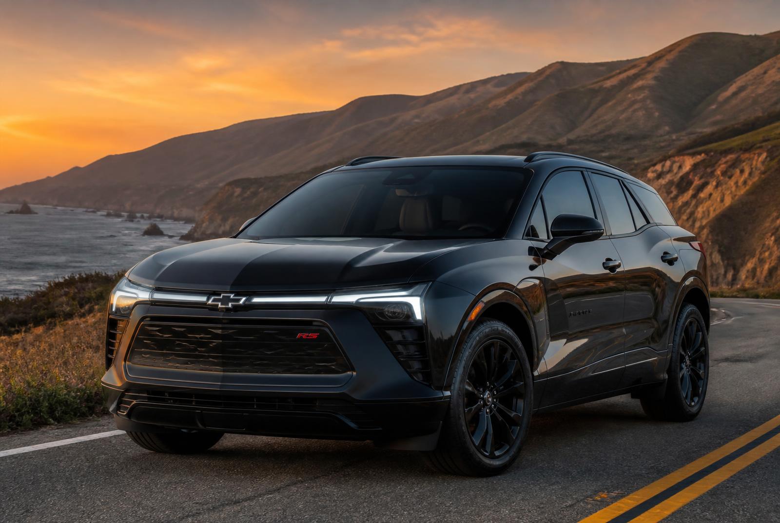 Electric Blazer EV on Highway 1