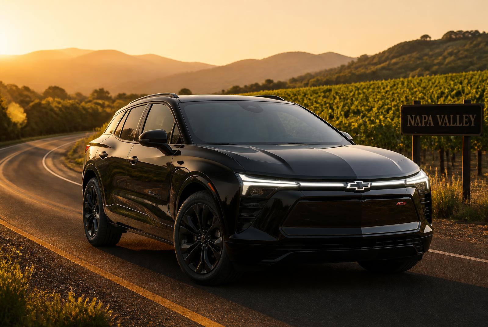 Electric Blazer EV in Napa Valley