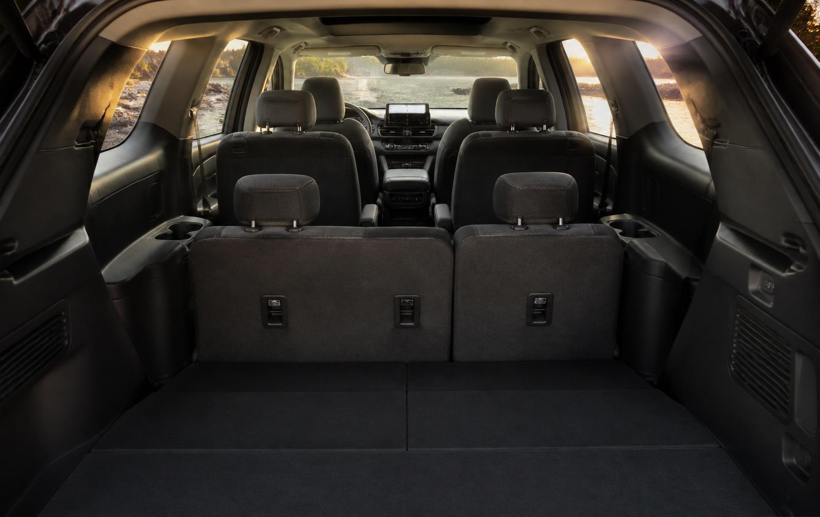 Chevrolet Traverse interior with three rows and seven seats